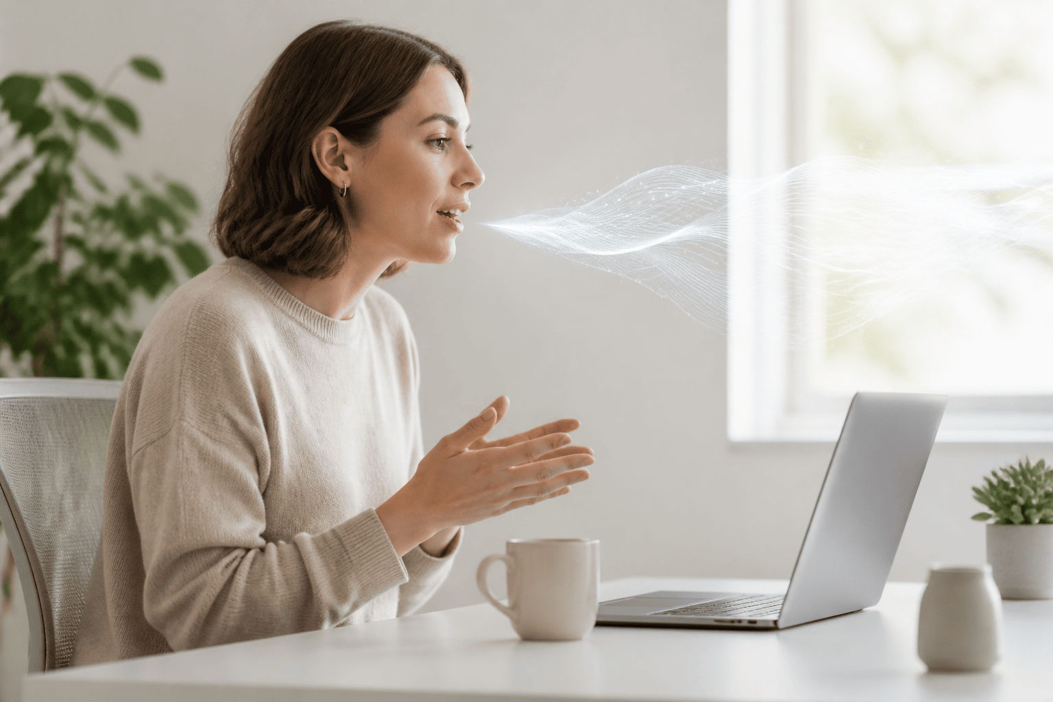 Ergonomics for Typing: Let Your Voice Do the Work
