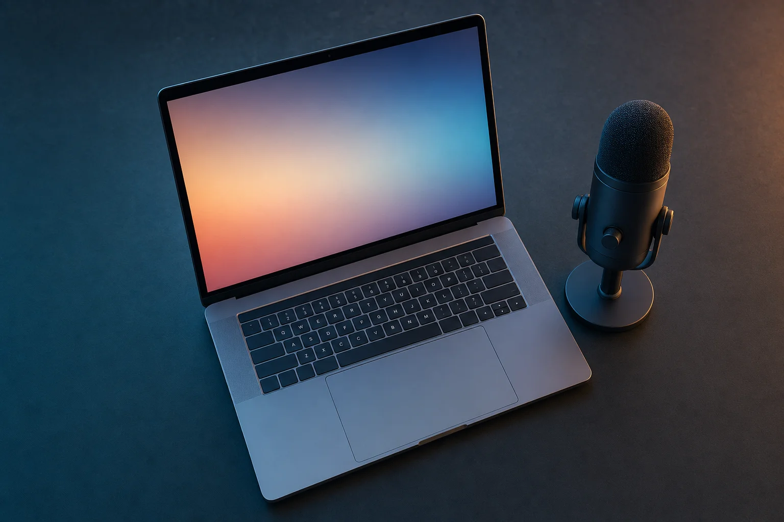 Best dictation software for Mac — MacBook with microphone