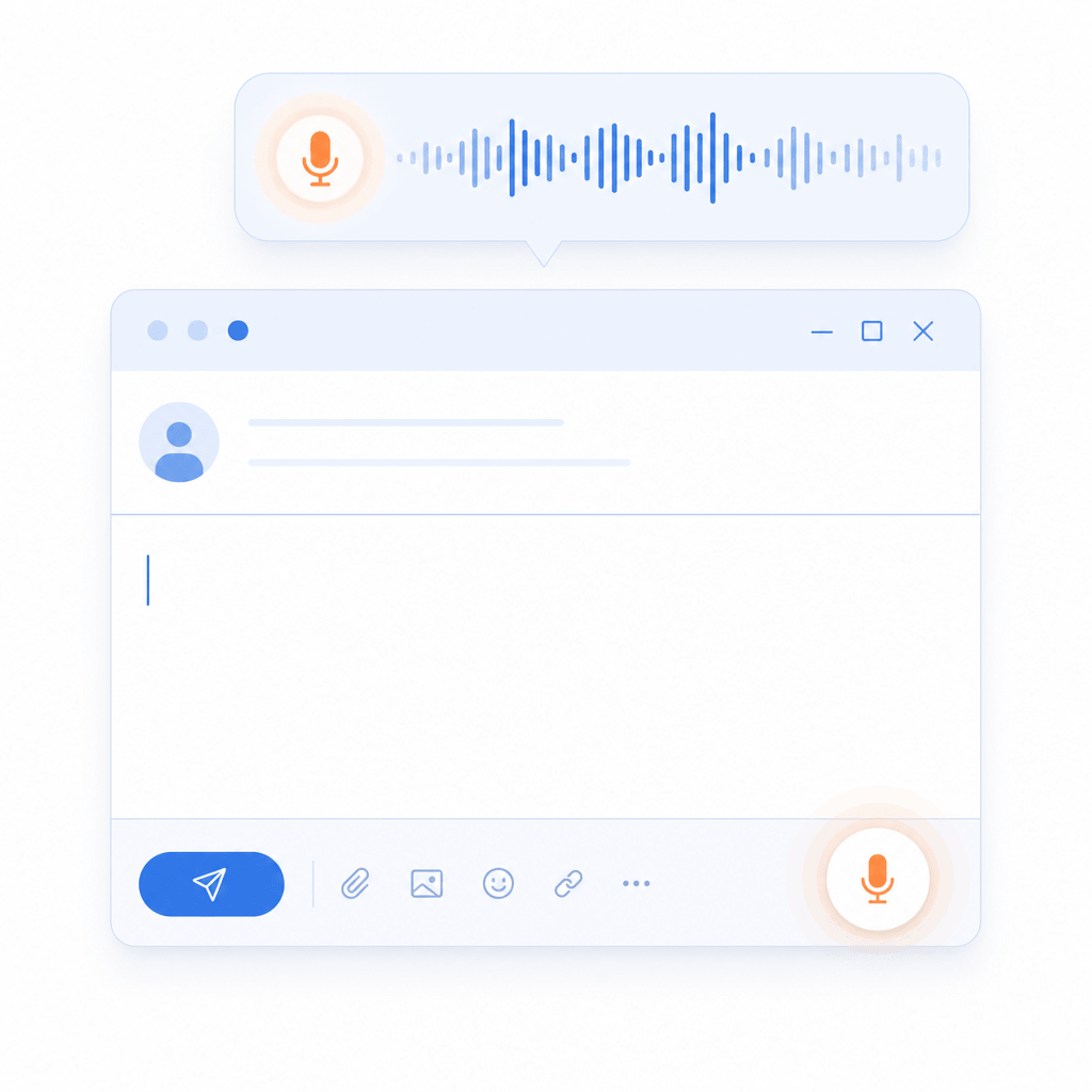 Follow-up emails by voice
