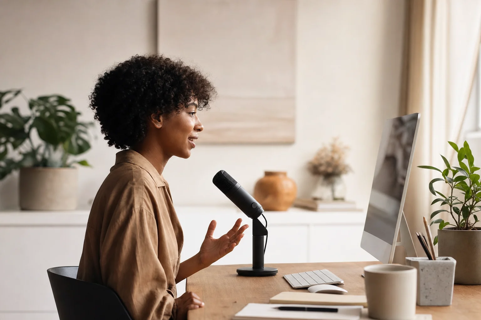 Voice dictation for accessibility — hands-free computer use with microphone